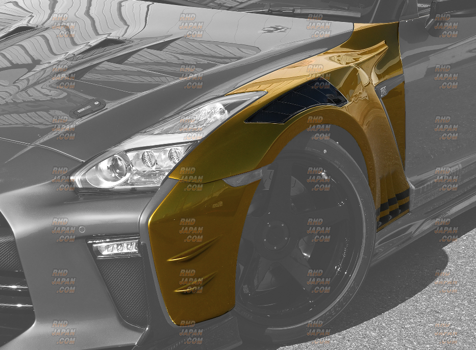 Top Secret GT Front Wide Fender Set for TS M17 Front Bumper GT17T